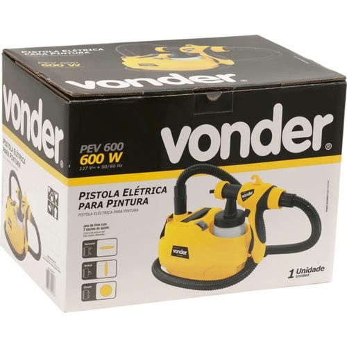 Pistola de pintura pulverizadora elétrica 600 watts - PEV 600 110V Pistola de pintura pulverizadora elétrica 600 watts - PEV 600 110V