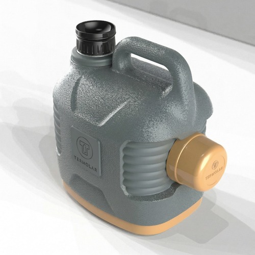 Garraf�o t�rmico 5 Litros cinza plus com amarelo sert�o - Supertermo