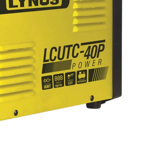 Máquina de corte plasma 40A com compressor embutido e tocha monofásica - LCUTC-40P 220V Máquina de corte plasma 40A com compressor embutido e tocha monofásica - LCUTC-40P 220V