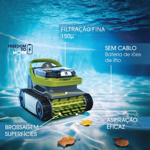 Rob� aspirador para de piscina a bateria 21,6V 5,1Ah - OP 3220