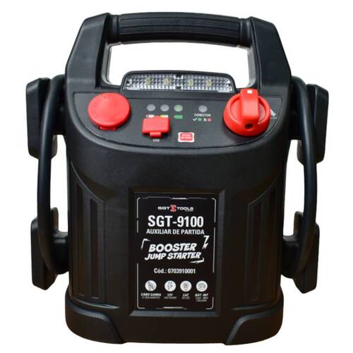 Auxiliar de partida portátil 800A 12V - SGT-9100 110V/220V Auxiliar de partida portátil 800A 12V - SGT-9100 110V/220V