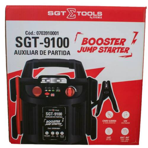 Auxiliar de partida portátil 800A 12V - SGT-9100 110V/220V Auxiliar de partida portátil 800A 12V - SGT-9100 110V/220V