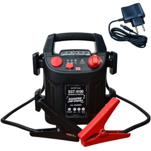 Auxiliar de partida portátil 800A 12V - SGT-9100 110V/220V Auxiliar de partida portátil 800A 12V - SGT-9100 110V/220V