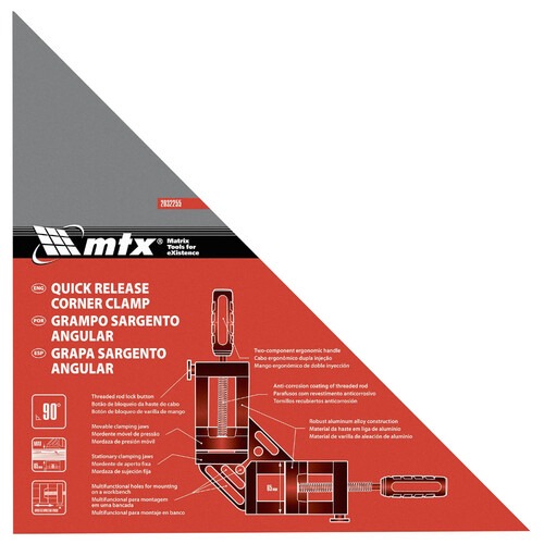 Grampo sargento angular 25 x 65 mm - 2032255