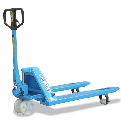 Transpalete hidráulico 2.500 kg 525mm com rodas simples de nylon - TM2500 RSN Transpalete hidráulico 2.500 kg 525mm com rodas simples de nylon - TM2500 RSN