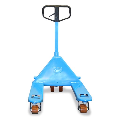 Transpalete hidr�ulico 2.500 kg 680 mm com rodas duplas de poliuretano - TM 2500 RTP