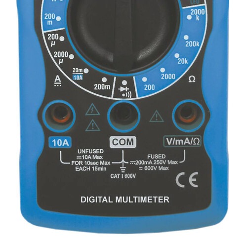 Multímetro digital portátil CAT I 600V - ET-1002 Multímetro digital portátil CAT I 600V - ET-1002