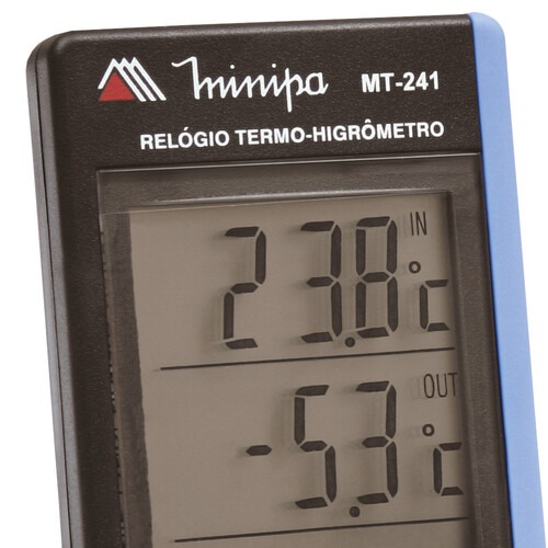 Rel�gio termo-higr�metro interno e externo - MT-241