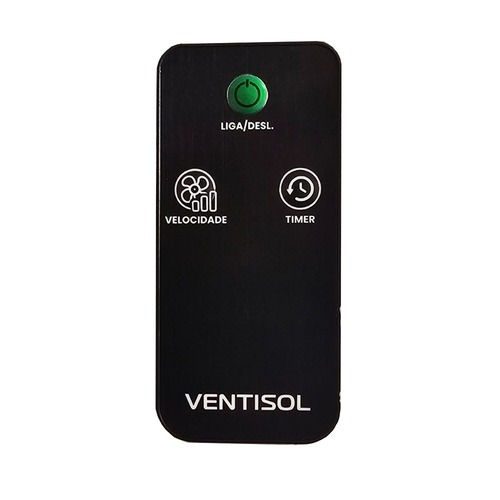 Ventilador de parede 60 cm oscilante 3 p�s preto com controle - Max Control  110V/220V