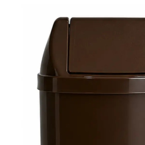 Cesto coletor de lixo 14L tampa basculante sem adesivo - CS24MR