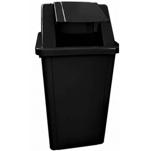Cesto coletor de lixo 100L tampa basculante sem adesivo - CD11PR