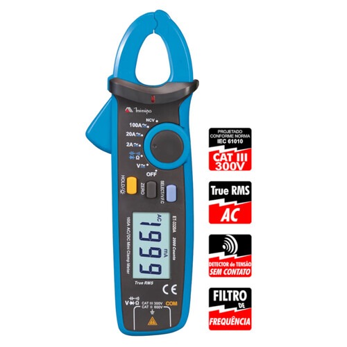 Alicate amper�metro digital - ET-3320A