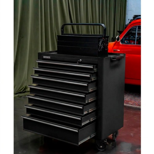 Carrinho para ferramentas fechado com 7 gavetas - RLL-329P Carrinho para ferramentas fechado com 7 gavetas - RLL-329P