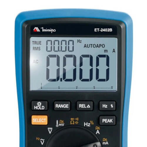 Mult�metro digital port�til 600 volts CAT IV - ET-2402B