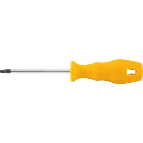 Chave hexalobular reta T25 com cabo Chave hexalobular reta T25 com cabo
