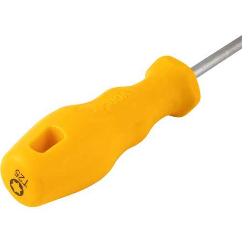 Chave hexalobular reta T25 com cabo Chave hexalobular reta T25 com cabo