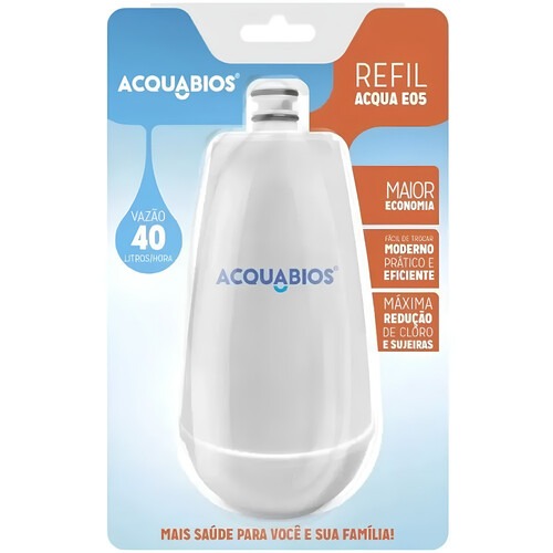 Refil blindado para torneira com filtro Acqua E05 - 1007-0001 Refil blindado para torneira com filtro Acqua E05 - 1007-0001