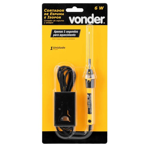Cortador de espuma e isopor 6W com cabo USB e suporte - CEV 060 Cortador de espuma e isopor 6W com cabo USB e suporte - CEV 060