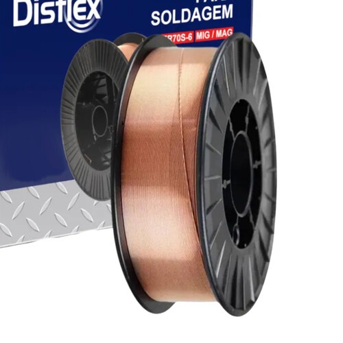 Arame para solda mig 0,8 mm rolo 5 Kg - ER70S-6