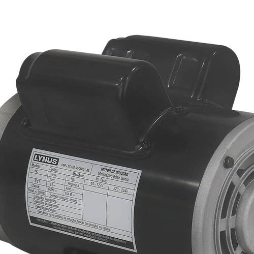 Motor el�trico 1 hp 4 polos aberto monof�sico - 56H  110V/220V