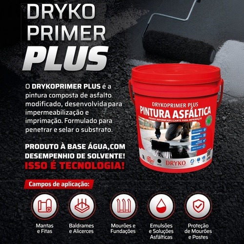 Impermeabilizante Pintura Asf�ltica 18L - DrykoPrimer PLUS