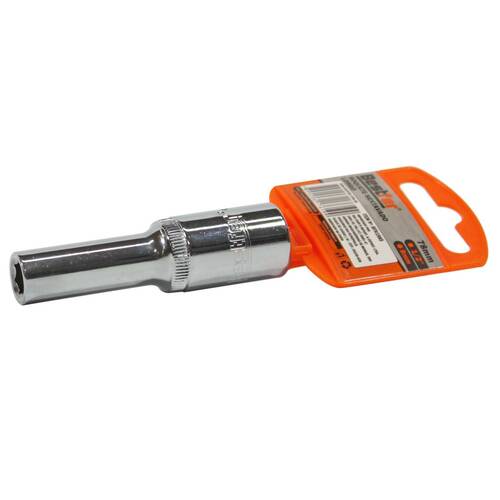 Soquete sextavado longo 8 mm com encaixe 1/2 Soquete sextavado longo 8 mm com encaixe 1/2