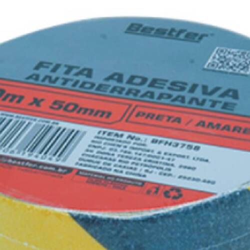 Fita adesiva antiderrapante 50 mm x 20 m zebrada Fita adesiva antiderrapante 50 mm x 20 m zebrada