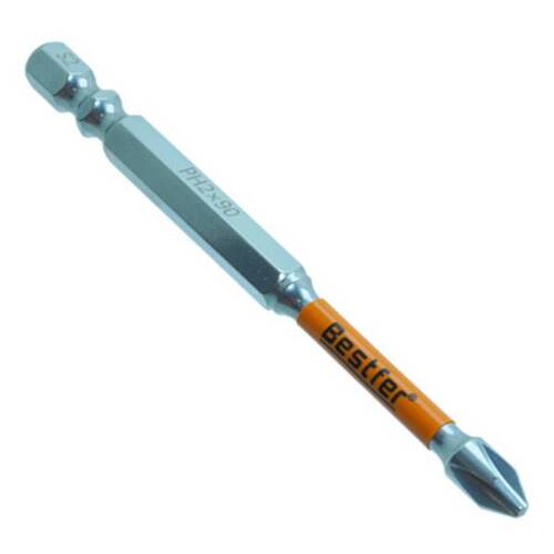 Jogo de bits phillips ph2 x 90 mm encaixe 1/4 Jogo de bits phillips ph2 x 90 mm encaixe 1/4