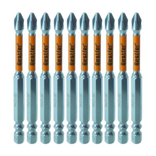 Jogo de bits phillips ph2 x 90 mm encaixe 1/4 Jogo de bits phillips ph2 x 90 mm encaixe 1/4