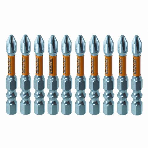 Jogo de bits phillips ph2 x 50 mm encaixe 1/4 Jogo de bits phillips ph2 x 50 mm encaixe 1/4