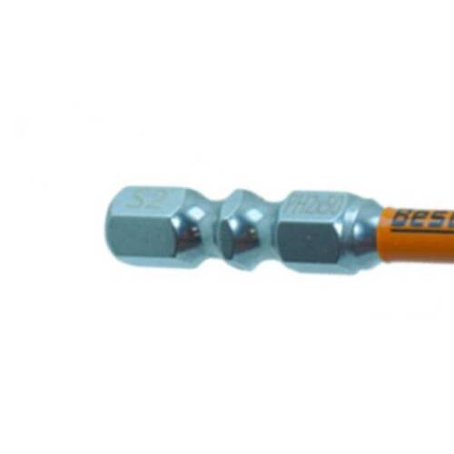 Jogo de bits phillips ph2 x 50 mm encaixe 1/4 Jogo de bits phillips ph2 x 50 mm encaixe 1/4