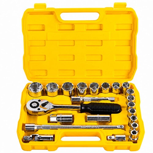 Furadeira Parafusadeira de impacto bateria 20V Sem Bateria DCD7781B + Jogo de soquete 10-32 mm 22 pe�as