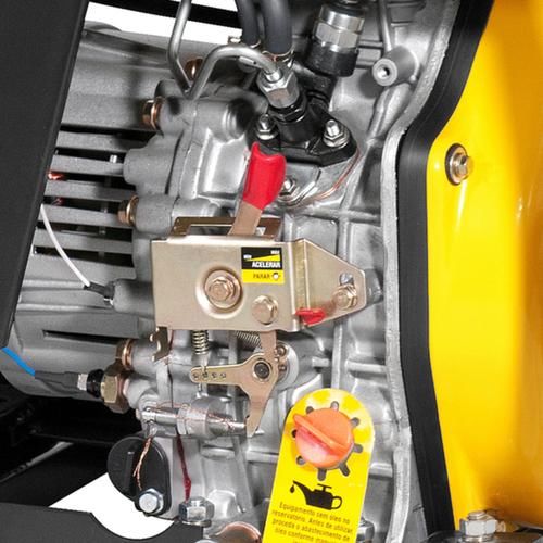 Gerador de energia 3,6 Kva a diesel pot�ncia de 6,4 hp monof�sico 4 tempos - GDV3600