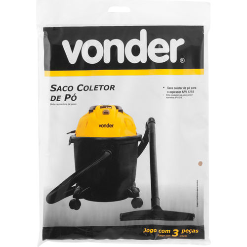 Saco coletor de p� para aspirador APV1218 com 3 pe�as