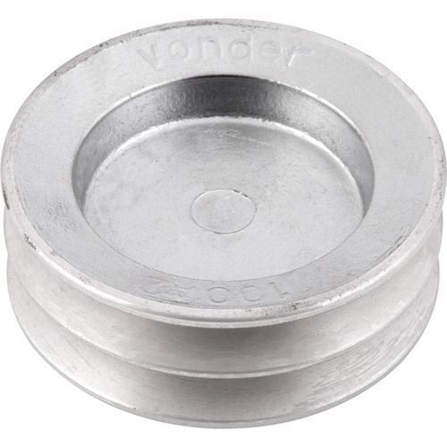 Polia de alumínio 2 canais A 100 mm - 6684120100 Polia de alumínio 2 canais A 100 mm - 6684120100
