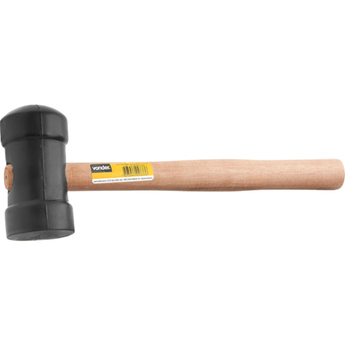 Martelo de borracha 40 mm preto