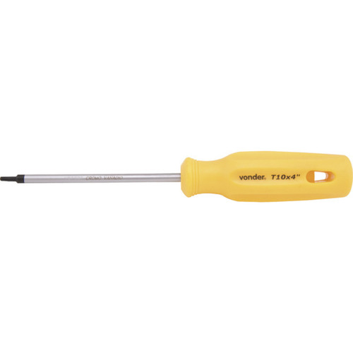 Chave hexalobular reta T10 com cabo 