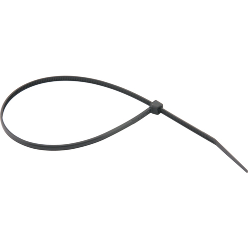 Abra�adeira de nylon preta 4,8 x 20 cm embalagem com 20 pe�as