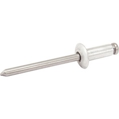 Rebite de repuxo em alum�nio 3,2 x 12 mm cx com 1.000 p�s