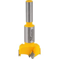 Fresa para dobradi�a tipo caneco com dentes de v�dea 26 mm