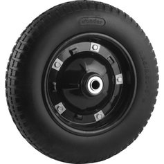 Roda completa com pneu maci�o 5/8