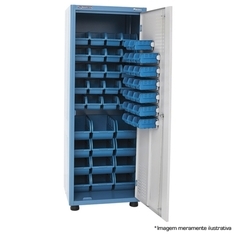 Arm�rio organizador gaveteiro com 52 gavetas mistas porta de a�o - AM-50 