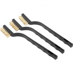 Jogo de escovas manuais em latão com 3 peças Jogo de escovas manuais em latão com 3 peças