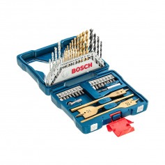 Jogo de brocas e pontas 40 pe�as com maleta - X-Line