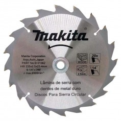 Disco de serra metal duro 235 x 25,4 x 20 Dentes - D-51362