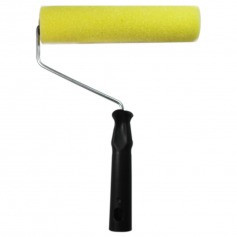 Rolo de espuma para pintura com suporte de 15 cm