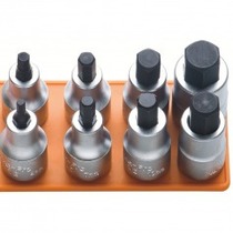 Jogo de chave soquete allen 4 a 17 mm encaixe 1/2