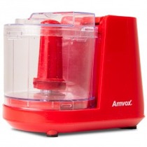Mini Processador de alimentos 100 watts - APR 1001 Red
