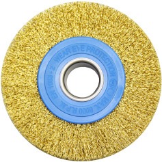 Escova de a�o circular ondulada 152,4 x 25,4 mm