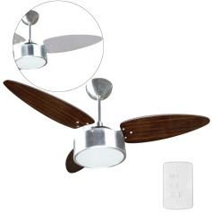 Ventilador de teto 3 p�s em mdf dupla face - Fharo